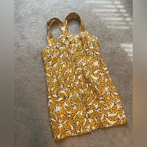 Banana print Farm Rio mini dress